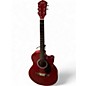 Used Fender FA135CE Concert Candy Apple Red Acoustic Electric Guitar thumbnail