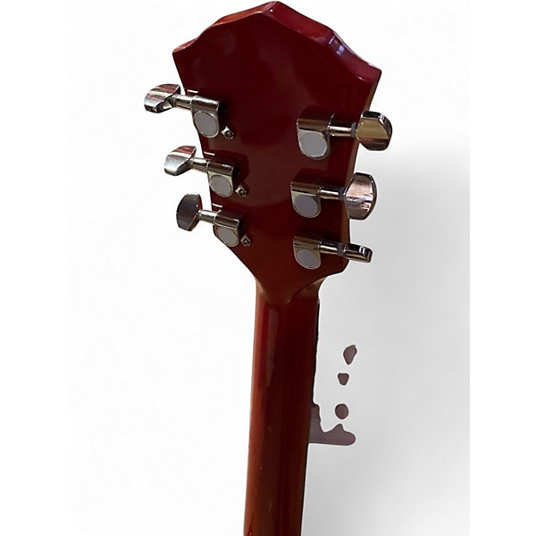 Used Fender FA135CE Concert Candy Apple Red Acoustic Electric Guitar