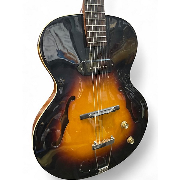 Used The Loar lh301t SUNBURST Hollow Body Electric Guitar