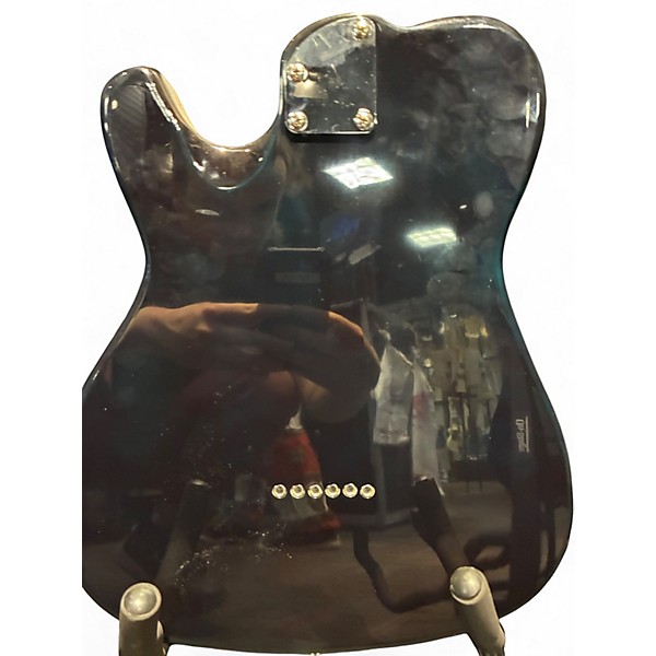 Used Lyman lt 300 hq Blue Burst Solid Body Electric Guitar