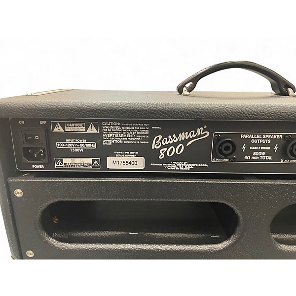 Used Fender BASSMAN 800 Bass Amp Head