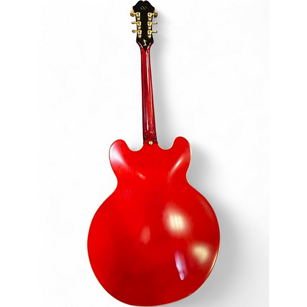 Used Epiphone GEM ARCHER MASTERBUILT SHERATON Cherry RED Hollow Body Electric Guitar
