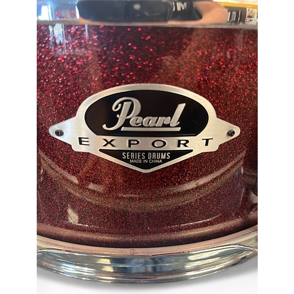Used Pearl 14in Export Snare Red Drum