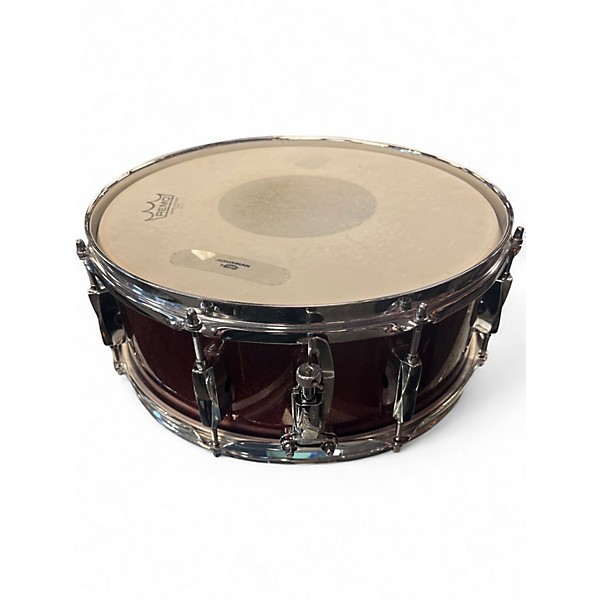 Used Pearl 14in Export Snare Red Drum
