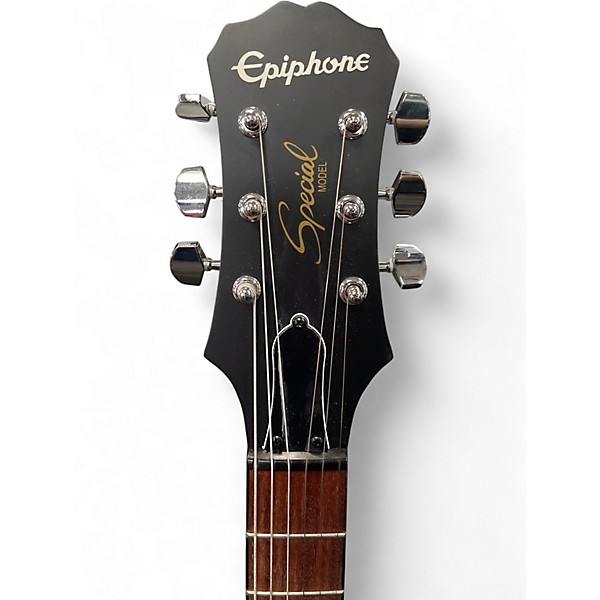 Used Epiphone SPECIAL LES PAUL FADED BLACK Solid Body Electric Guitar