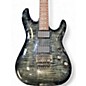 Used Schecter Guitar Research DEMON 6 FR Trans Black Solid Body Electric Guitar