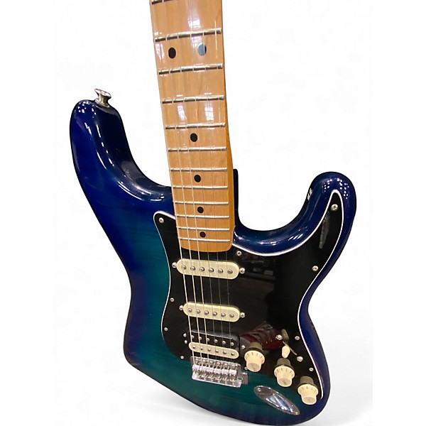 Used Fender GC LTD ED STD STRAT MN BLUBRST Blue Burst Solid Body Electric Guitar