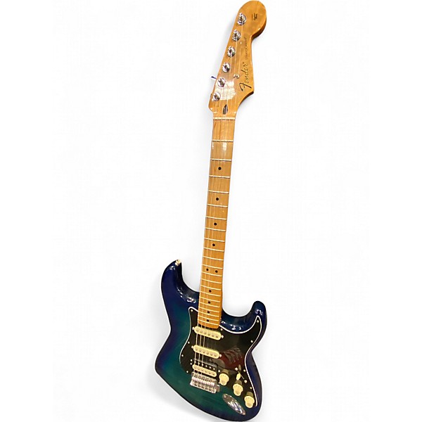 Used Fender GC LTD ED STD STRAT MN BLUBRST Blue Burst Solid Body Electric Guitar