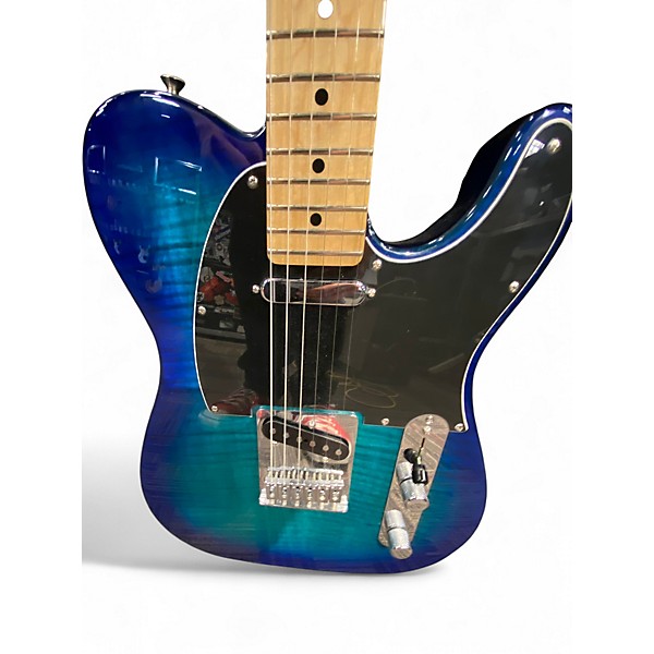 Used Fender Limited Edition Player Telecaster Blue Burst Solid Body Electric Guitar