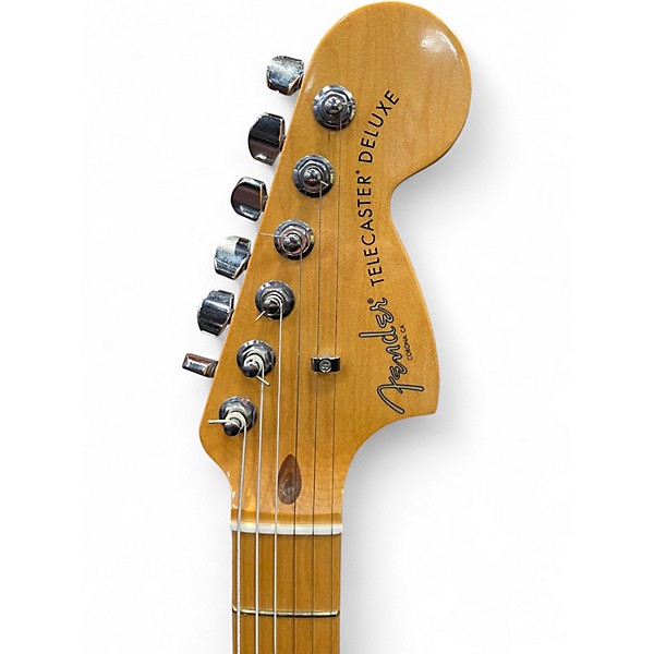 Used Fender American Professional II Telecaster Delux Olympic White Solid Body Electric Guitar