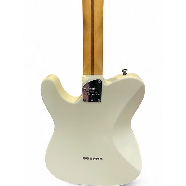 Used Fender American Professional II Telecaster Delux Olympic White Solid Body Electric Guitar