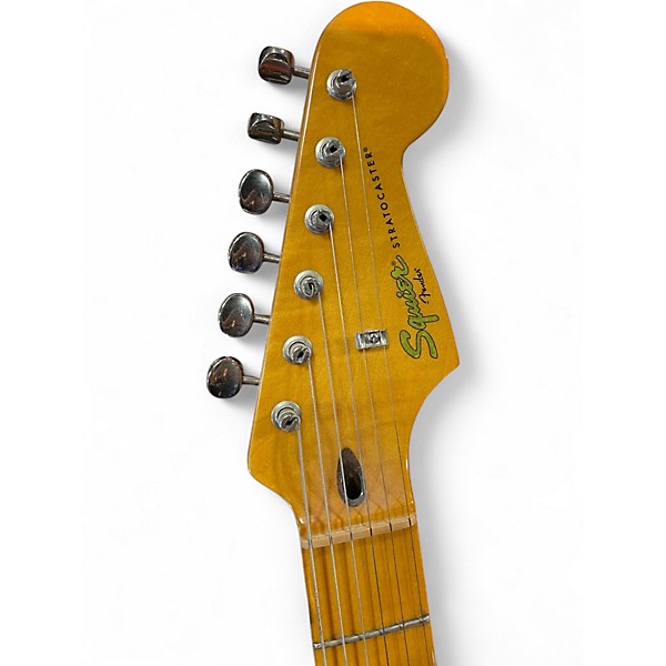 Used Squier Classic Vibe 1950S Stratocaster Fiesta Red Solid Body Electric Guitar