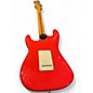 Used Squier Classic Vibe 1950S Stratocaster Fiesta Red Solid Body Electric Guitar