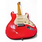 Used Squier Classic Vibe 1950S Stratocaster Fiesta Red Solid Body Electric Guitar