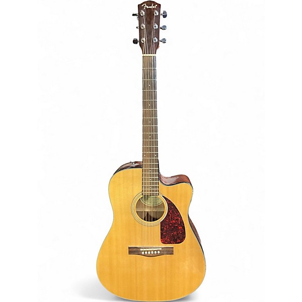 Used Fender CD140SCE Natural Acoustic Electric Guitar