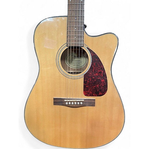 Used Fender CD140SCE Natural Acoustic Electric Guitar