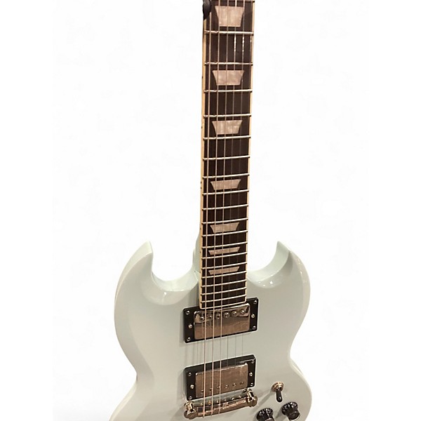 Used 2022 Epiphone Power Player SG Ice Blue Solid Body Electric Guitar