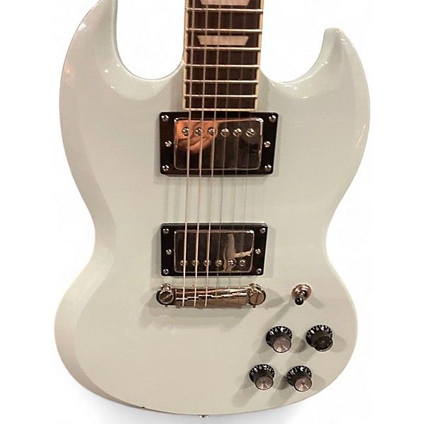 Used 2022 Epiphone Power Player SG Ice Blue Solid Body Electric Guitar