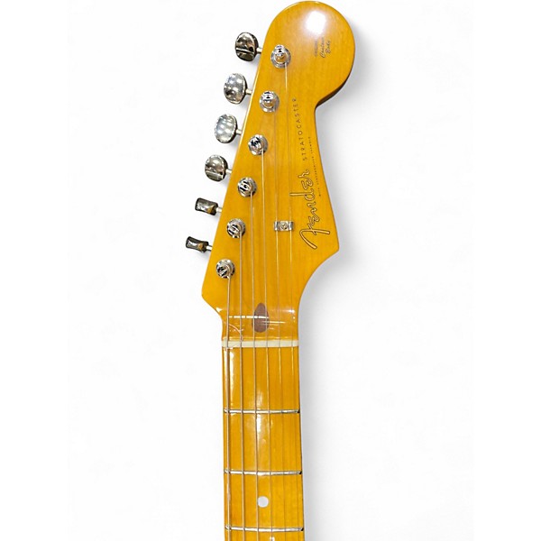 Used Fender MIJ 1958 STRATOCASTER REISSUE 3 Color Sunburst Solid Body Electric Guitar