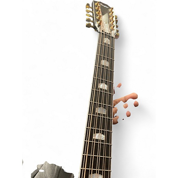 Used 2024 Taylor CUSTOM GP Black and White Acoustic Electric Guitar