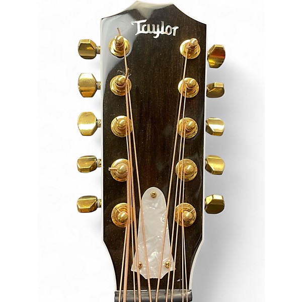 Used 2024 Taylor CUSTOM GP Black and White Acoustic Electric Guitar