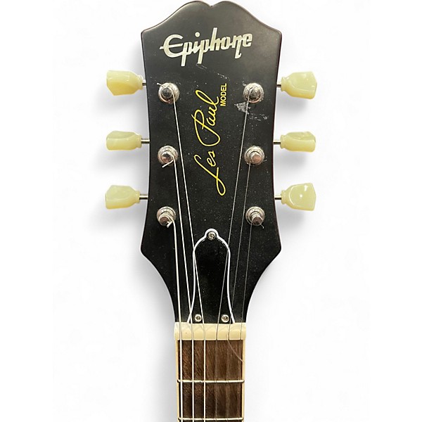 Used 2022 Epiphone 1959 Reissue Les Paul Standard 2 Color Sunburst Solid Body Electric Guitar