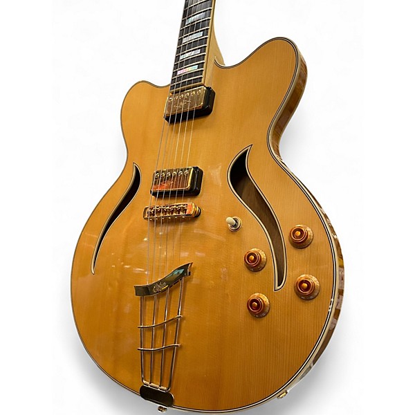 Used Hofner Verythin Classic Made in Germany Natural Hollow Body Electric Guitar