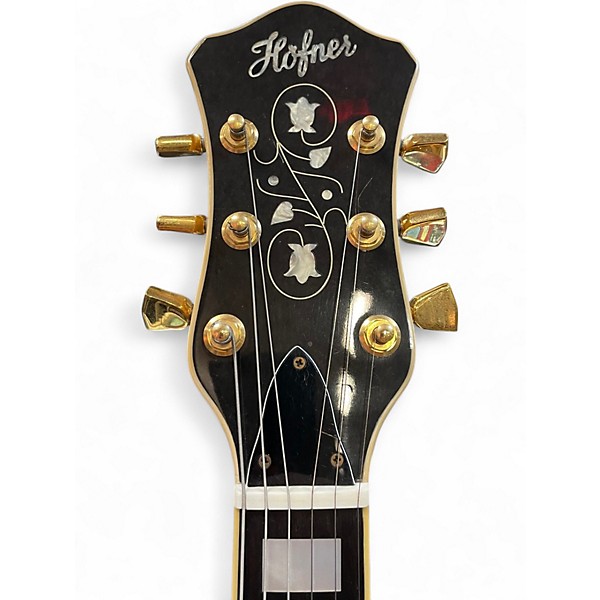 Used Hofner Verythin Classic Made in Germany Natural Hollow Body Electric Guitar