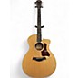 Used Taylor 214CE Deluxe Koa Natural Acoustic Electric Guitar thumbnail