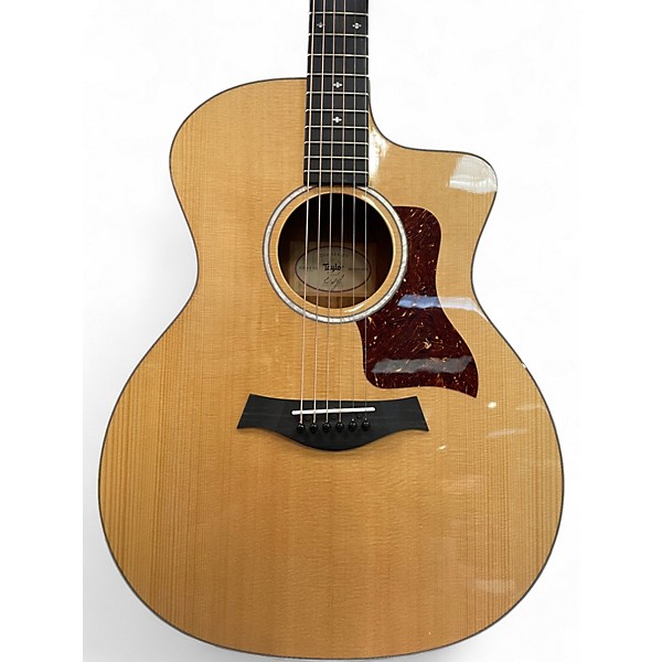 Used Taylor 214CE Deluxe Koa Natural Acoustic Electric Guitar