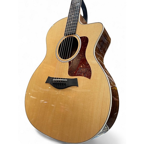 Used Taylor 214CE Deluxe Koa Natural Acoustic Electric Guitar