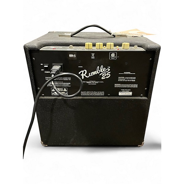 Used Fender Rumble 25 25W 1x8 Bass Combo Amp