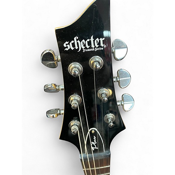 Used Schecter Guitar Research C6 PLUS ELECTRIC MAGENTA Solid Body Electric Guitar