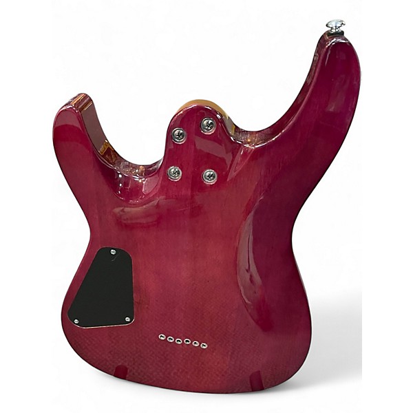 Used Schecter Guitar Research C6 PLUS ELECTRIC MAGENTA Solid Body Electric Guitar