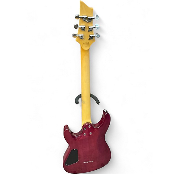 Used Schecter Guitar Research C6 PLUS ELECTRIC MAGENTA Solid Body Electric Guitar