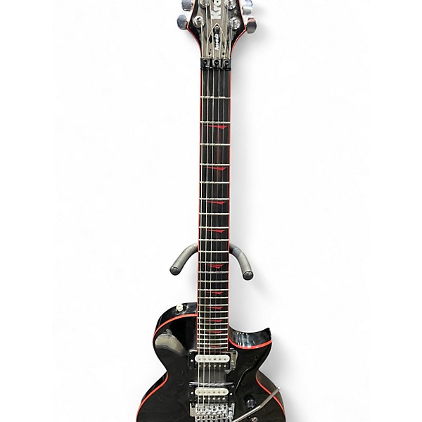Used Kramer Assault 220 Black and Red Solid Body Electric Guitar