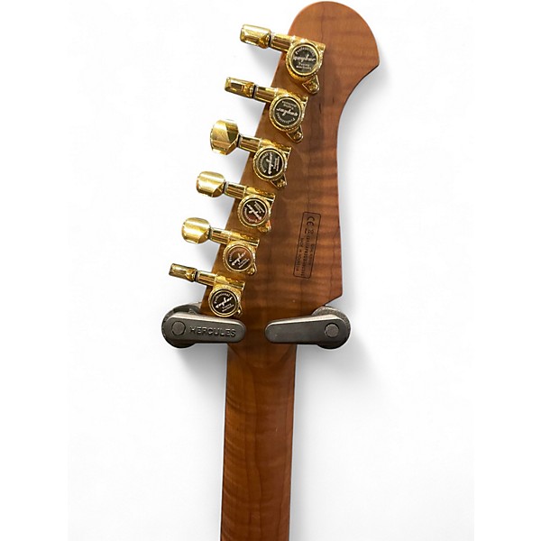 Used Harley Benton Max Fusion Signature WN Walnut Solid Body Electric Guitar