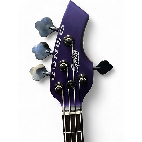 Used Sterling by Music Man BONGO FIREMIST PURPLE Electric Bass Guitar