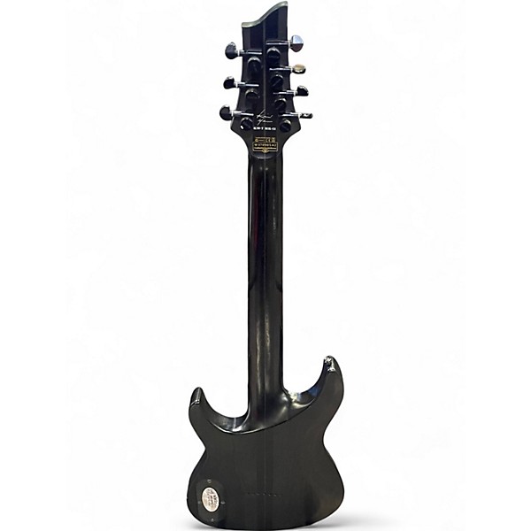 Used Schecter Guitar Research KM-7 Mk II Black Solid Body Electric Guitar