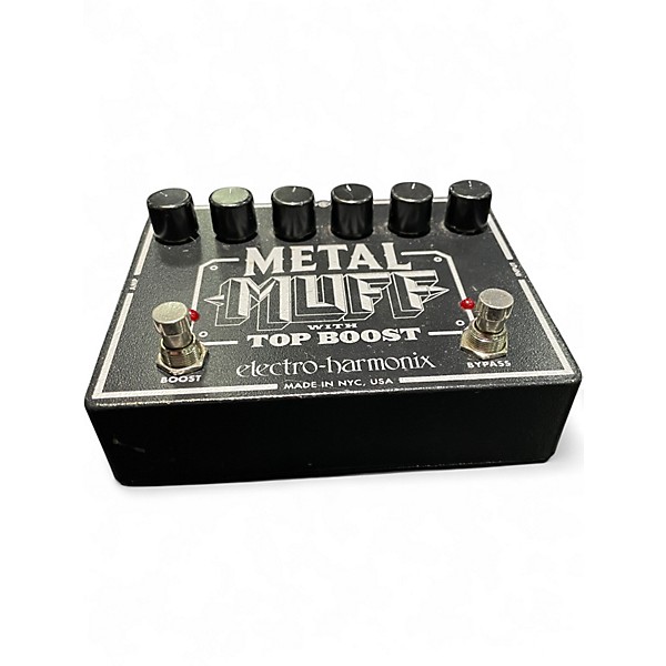 Used Electro-Harmonix Metal Muff Distortion With Top Boost Effect Pedal