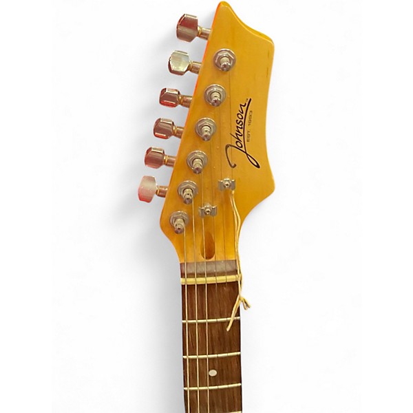 Used Johnson STRATOCASTER PINK Solid Body Electric Guitar