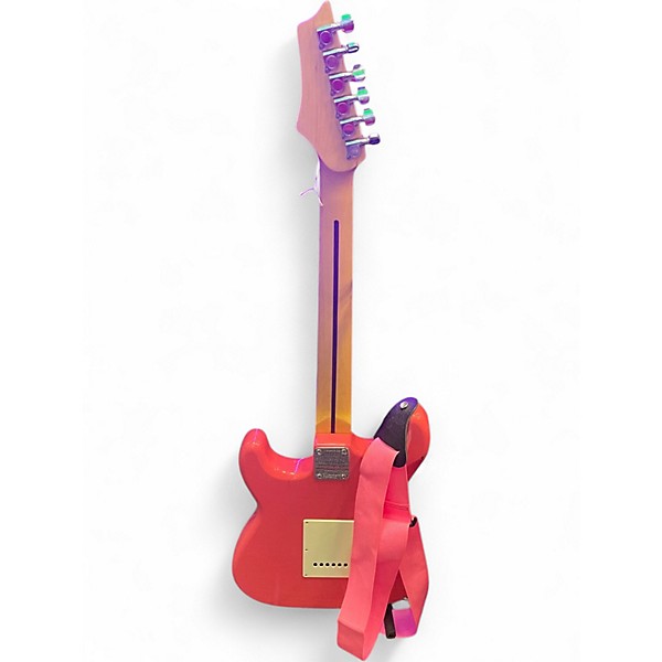 Used Johnson STRATOCASTER PINK Solid Body Electric Guitar