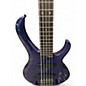 Used Ibanez BTB575-FM Trans Purple Electric Bass Guitar