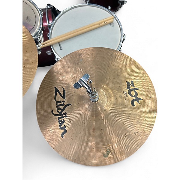 Used Ludwig 4 Piece Breakbeats By Questlove Chrome Red Drum Kit