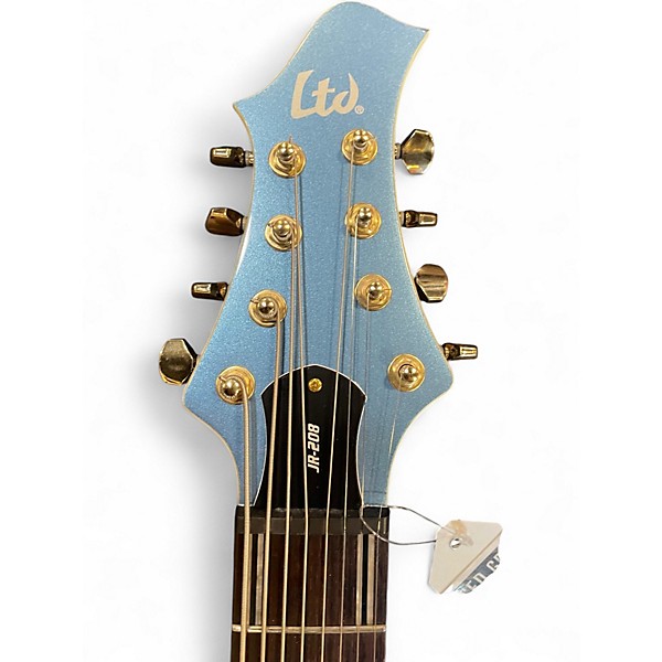Used ESP JR208 Pelham Blue Solid Body Electric Guitar