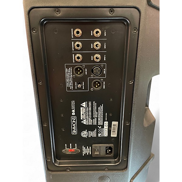 Used Simmons DA2112 12" Advanced Drum Amp Drum Amplifier