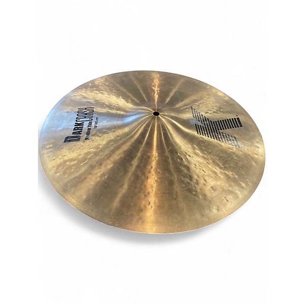 Used Zildjian 18in K Medium Thin Dark Crash Cymbal