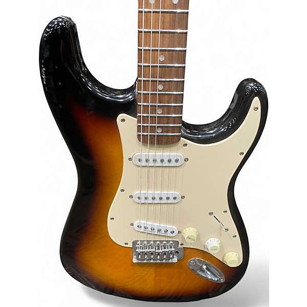 Used Squier Stratocaster  2 Color Sunburst Solid Body Electric Guitar