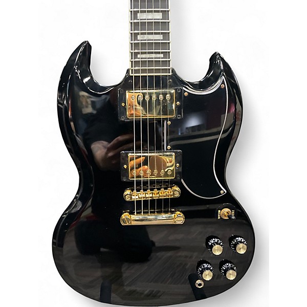Used Epiphone SG Custom Black Solid Body Electric Guitar