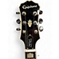 Used Epiphone Nighthawk Custom Reissue Trans Black Solid Body Electric Guitar